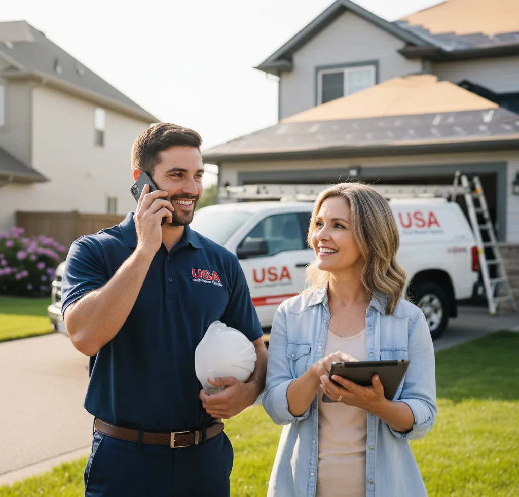 USA Roof Repair Experts customer support in Deputy